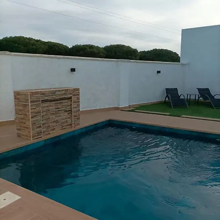 Piscina Privada Con Cascada Hébergement de vacances Conil De La Frontera